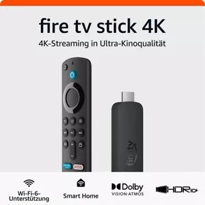 Amazon Fire TV Stick 4K (2024) ✅Wi-Fi 6 ✅HDR10+ ✅Dolby Atmos/Vision ✅NEU ✅OVP - Bild 1 von 6
