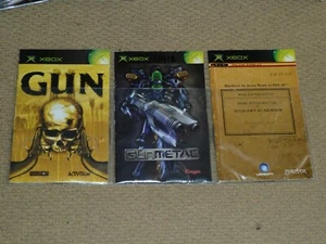 JOB LOT 3 MICROSOFT XBOX ORIGINAL GAMES Gun Metal Gun Brothers in Arms GunMetal - Picture 1 of 2