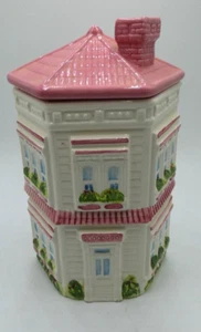 Casa victoriana blanca genuina con tarro de galletas de árbol, Brasil, devoluciones fáciles - Imagen 1 de 6