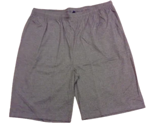 Pantalones Cortos de Salón Para Hombre Talla King B&T Gris Carbón con 2 Bolsillos Laterales - Imagen 1 de 2