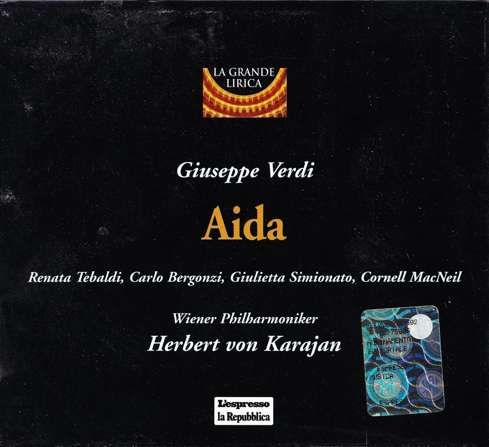 AIDA Giuseppe Verdi 2 x CD Digipack ::  COME NUOVO :: Decca La Grande Lirica 10 - Immagine 1 di 4