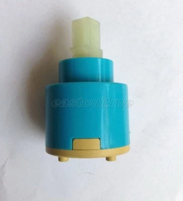 35mm Bathroom Fitting Faucet Water Tap Ceramic Cartridge Valve Blue New Fba500 - Image 1 of 4