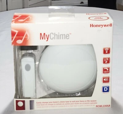 My Chime Honeywell RCWL2200A,Wireless Door Chime & Push Button Programmable NEW, - Image 1 of 4