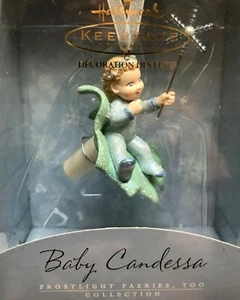 Hallmark 2002 Keepsake Frostlight Faeries "Baby Candessa" Ornament NEW IN BOX - Picture 1 of 6