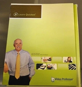 VIDEO PROFESSOR LEARN QUICKEN 3 CD SET 2008 BONUS CD ANYTIME ORGANIZER - Picture 1 of 2