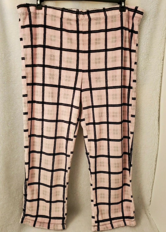 Pantalones de salón para dormir Faded Glory para mujer talla 3X 22W/24W multicolor a cuadros polar Foto 1 de 4