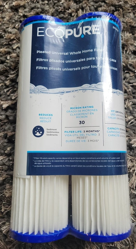 EcoPure EPW2P Water Filter New 2 pack New - Image 1 of 1