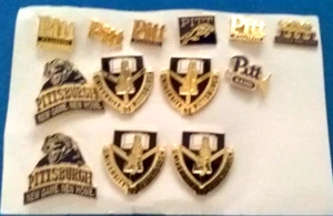 (Pgasteelers1) University of Pittsburgh 1961 Band / Pin Collection &program π - Picture 1 of 10