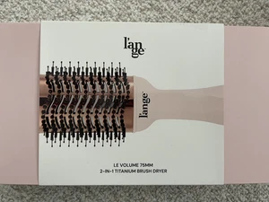 L'Ange Le Volume 75mm 2-in-1 Titanium Hair Blow Dryer Styling Brush Fast Ship - Picture 1 of 4