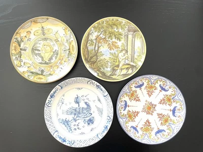 🟠 Ceramiche di Italia Ceramiche di Faenza Collezione 4 piatti - Immagine 1 di 4