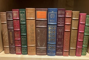 FRANKLIN LIBRARY Leather Bound Books Unread Decor Collectible Hardcover Lot x12 - Imagen 1 de 9
