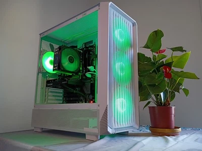 Computadora de escritorio para juegos AMD | CPU Ryzen 5 7600X | 16 GB de RAM DDR5 | Radeon RX 6500 Foto 1 de 4