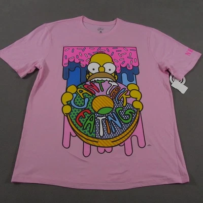 Camiseta Los Simpson x Neff Para Hombre M Mediana Homero Donut Foodie Y2K Foto 1 de 4