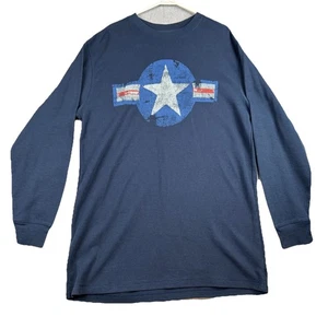 True Nation US Air Force WWII Army Hero Long Sleeve XL Tall Pullover Waffel - Bild 1 von 14