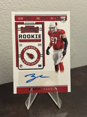 2019 Contenders Rookie Ticket - Zach Allen Auto #247 (RC) - Image 1 of 2