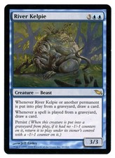 Shadowmoor ** 4x River Kelpie x4 ** Mtg Magic (EX/SP)