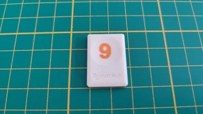 Tuile chiffre 9 orange jeu Rummikub rami des chiffres jeu de voyage Hasbro C68 - Photo 1/2