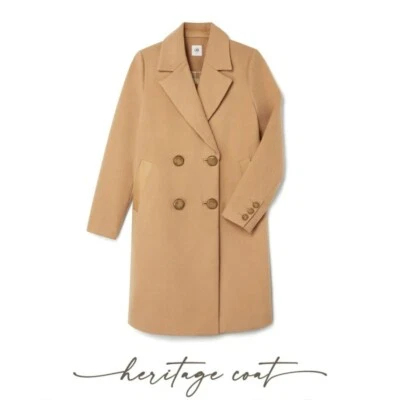 Cabi женщин пальто наследия верблюда коричневый длинная двубортный Тренч M - Изображение 1 из 4