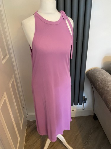 Abito Bodycon Lilla Jeans Couture Iconico Versace Nuovo con etichette UK 14 I 46 £ 85 00