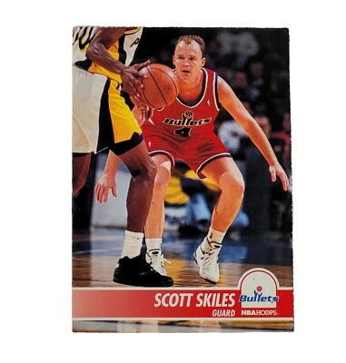 Scott Skiles Trading Card Washington Bullets 1995 NBA Hoops - Image 1 of 2