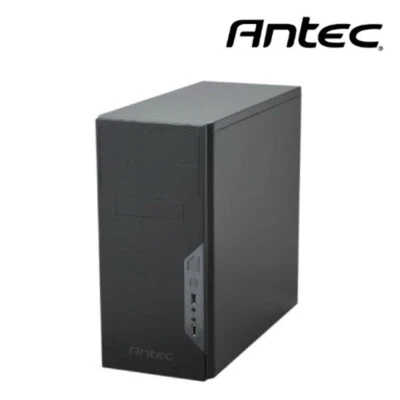 Antec VSK3500 mATX Business Office Case w/ true 500w PSU. 2x 5.25' ODD Bay, 3.5' - Image 1 of 3