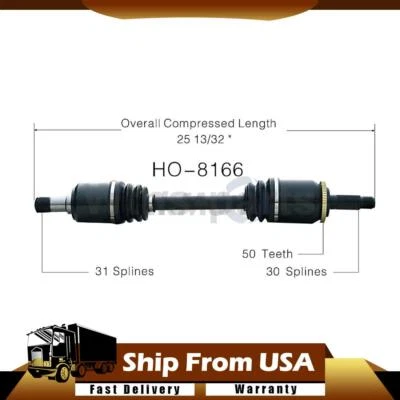 Eje articulado trasero derecho para Acura NSX 1998-2005 3,2 L 1x CV Foto 1 de 2