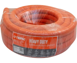 TRIPAC CORRUGATED CONDUIT ORANGE 50MM X 10M (1/each) CCO5010 - Picture 1 of 1