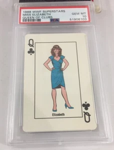 Miss Elizabeth 1988 Wwf Superstars Queen Of Clubs Psa 10 Pop 1 Rookie - Picture 1 of 8