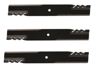 Hustler 72" Cut Gator G3 Mulching Mower Blades 793398, Oregon 96-216(3) - Picture 1 of 7