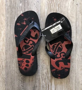 NEW LOST SNOW MX GOLF WAKE SKATE SURF HAWAII SPORTS SANDALS 6/7 FREE STICKER - Picture 1 of 3