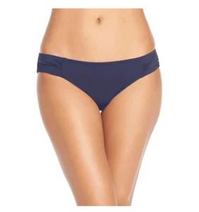 Tommy Bahama Women's Pearl Side-Shirred Hipster Bikini Bottom Navy Size XS 3541 - Picture 1 of 1
