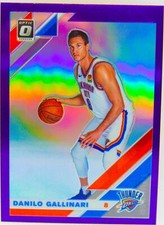 Danilo Gallinari 2019-20 Optic Purple Prizm Refractor Card #143 OKC Thunder NBA