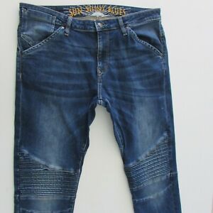 Jack & Jones Tim Jeans Mens Size W36 L32 Slim Fit Blue Denim 