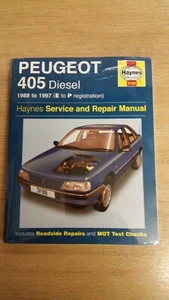 PEUGEOT 405 1988-1997 E-P REG DIESEL HAYNES WORKSHOP MANUAL 3198 NEW FREE P&P - Picture 1 of 5