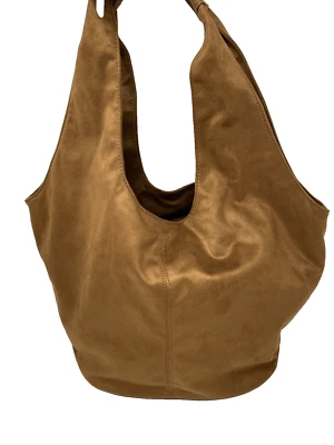 Nuevo con etiquetas Bolso Hobo Banana Republic Marrón Imitación Gamuza 17.5" W x 11" H x 7.5" D Foto 1 de 4