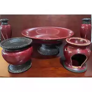 Set 5 pezzi PartyLite portacandele spezie marocchine in pensione e scaldacera - Foto 1 di 12