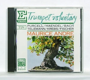 MAURICE ANDRÉ - PURCELL, FISCHER, KREPS & JS BACH Trumpet Concertos ERATO CD NM - Picture 1 of 2