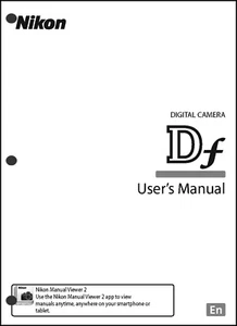 Nikon DF User Manual Guide Instruction Operator Manual - Picture 1 of 1