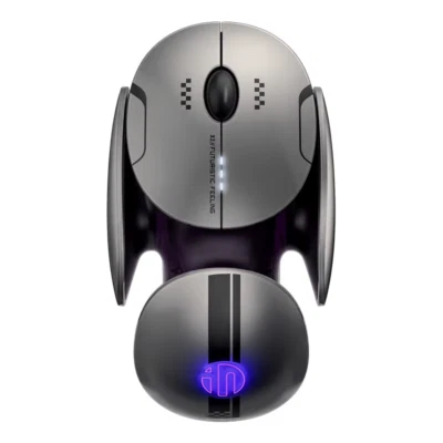 X2 Silent Bluetooth Mouse Metal Base Rechargeable Wireless Gaming Mouse for Comp - Image 1 of 4