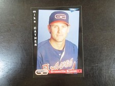 1997 Grandstand Greenville Braves # 9 Mike Cather Card (B60) Atlanta Braves