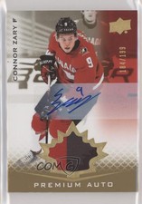 2021 Upper Deck Team Canada Juniors /199 Connor Zary Tier 1 #6 Patch Auto
