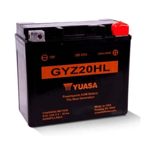Yuasa Moto Motorcycle Motorbike Gyz Series Agm Battery Gyz20Hl For 97-22 Softail - Picture 1 of 1