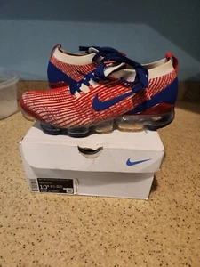 NIKE Air VaporMax Men’s Size 10.5 Flyknit 3.0 ‘USA’ CW5585-100 With Box - Picture 1 of 7