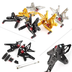 Motorcycle Rearset Footpegs Footrests Pedal For Kawasaki ZX-R400 Ninja 2018 - Picture 1 of 12