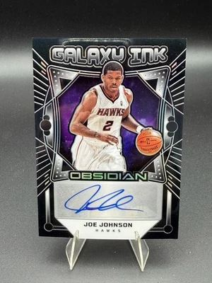 Joe Johnson Atlanta Hawks Obsidian Galaxy Ink Auto 2024/149 Foto 1 de 2