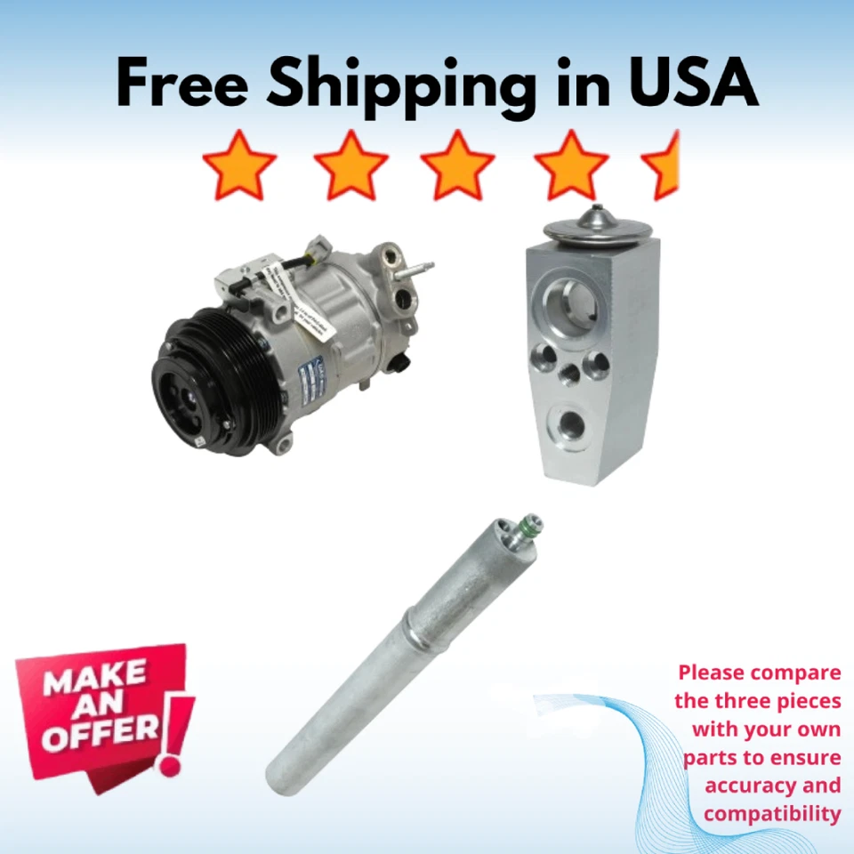 Kit Compressor A/C Fit Dodge Dart 2013-2016 - Image 1 of 1