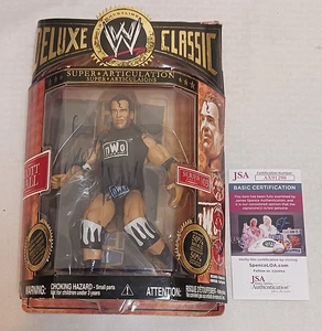 WWE Jakks Classic MOC handsigniert signed WWF Deluxe SCOTT HALL nWo WCW JSA - Bild 1 von 1