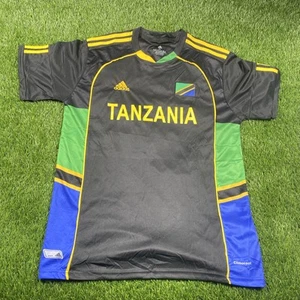 Tansania Adidas Fußball Trikot Herren Xl Schwarz - Bild 1 von 17