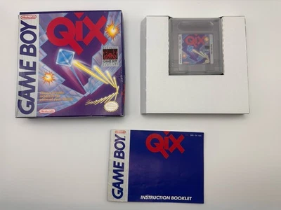 Qix Nintendo Game Boy - Box and Manual - With protector - Tested and working! - Image 1 of 4