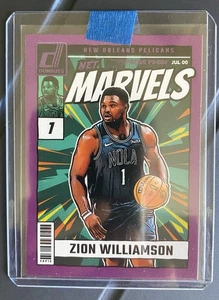 Panini Donruss 24-25 Zion Williamson Pelicans Net Marvels #18 Press Proof Purple - Bild 1 von 2